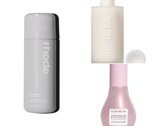 Dewy, Glowy Skincare to look like a glazed donut cover photo collage