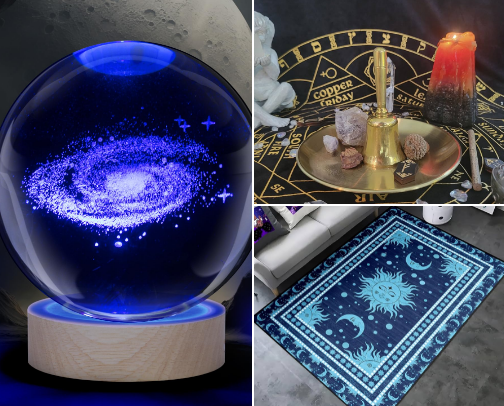 Cozy Witch Bedroom Starter Kit (Dark, Soft & A Little Spellbound) cover photo collage