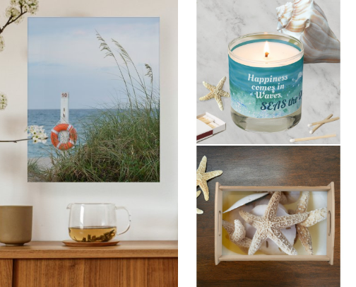 Coastal Living: In Photographic Style cover photo collage