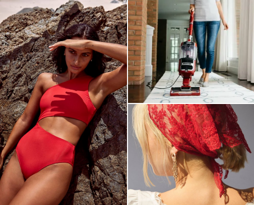I See RED❤️💋🌹 cover photo collage