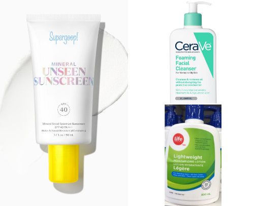 Glow-Up, Skincare & Self-care Gems cover photo collage