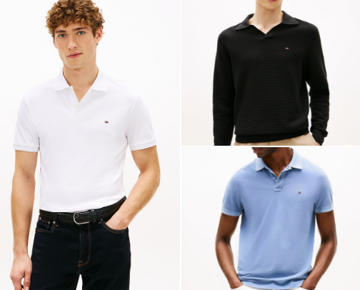 The coolest polo shirts from Tommy Hilfinger and Tom Tailor - men edition👚 cover photo collage