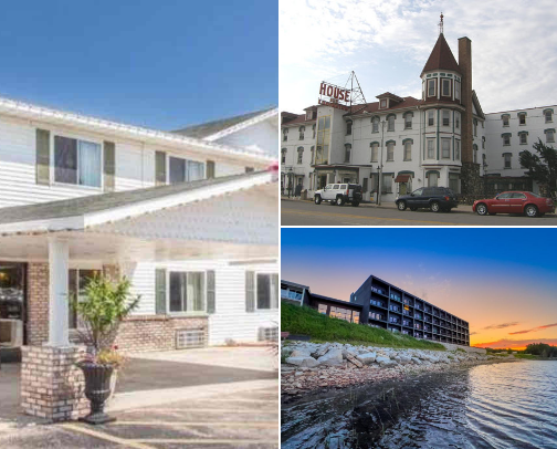 Hotels in Escanaba, Michigan cover photo collage