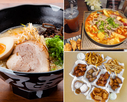 My top Asian food places cover photo collage