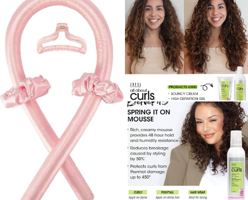 Curly Girl Must Haves cover photo collage