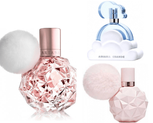 perfumes/body mists cover photo collage