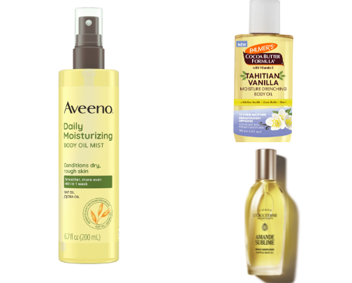 Best body oils cover photo collage