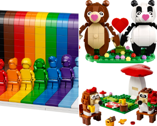 lego sets cover photo collage