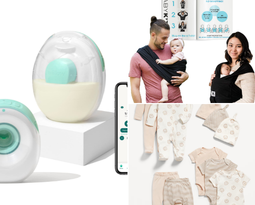 New Mom Must-Haves cover photo collage