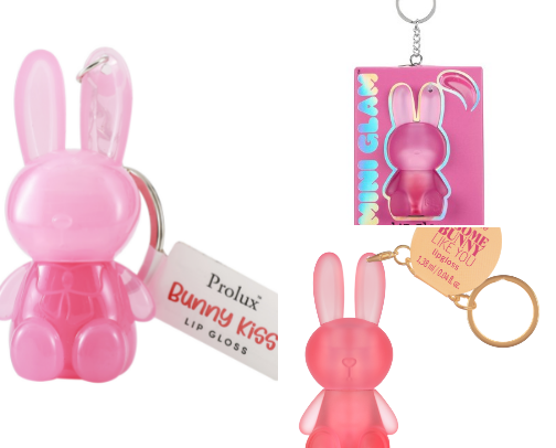 Adorable beauty key chains 🐰💄✨ cover photo collage