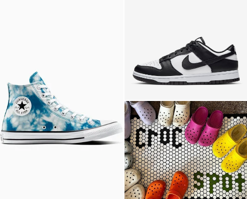 Shoes cover photo collage