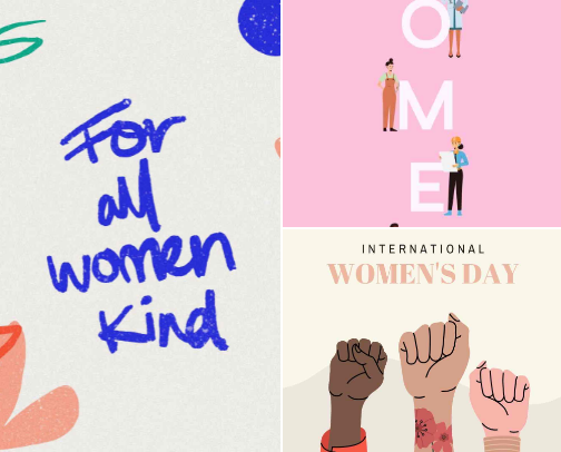 Books for IWD cover photo collage