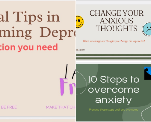 Mental Health practical coping strategies cover photo collage