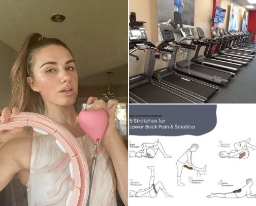 Exercise everyday to keep the doctor away! cover photo collage