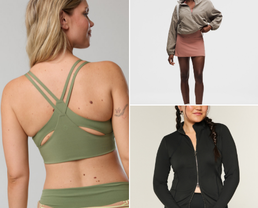 Activewear I Swear By cover photo collage