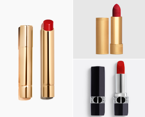 RED lippies💋💄 cover photo collage