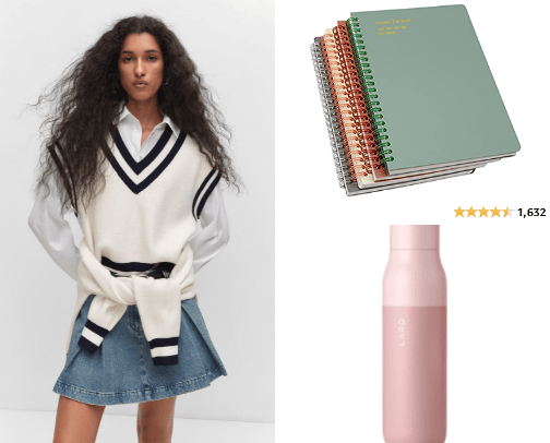 Back to School, everything you need for School +outfit inspo that won't get you dress coded! cover photo collage