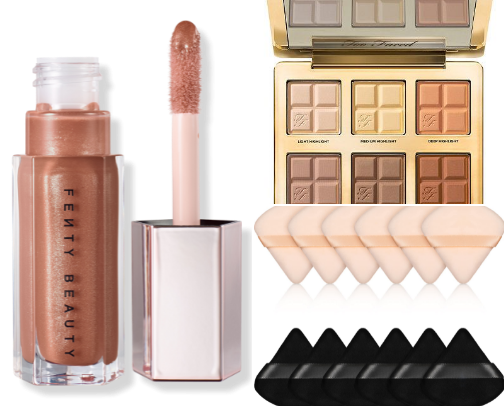 makeup staples for beginners 💋 cover photo collage