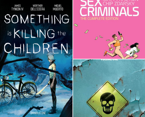 Non-Superhero Comic Books cover photo collage