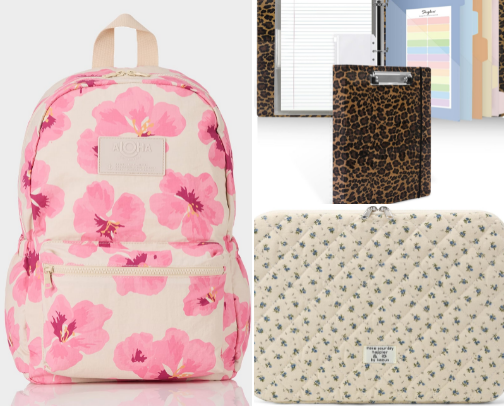 Back to school essentials cover photo collage