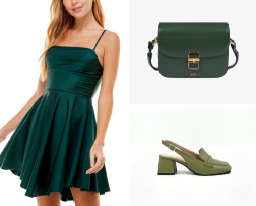 Lady In Green cover photo collage