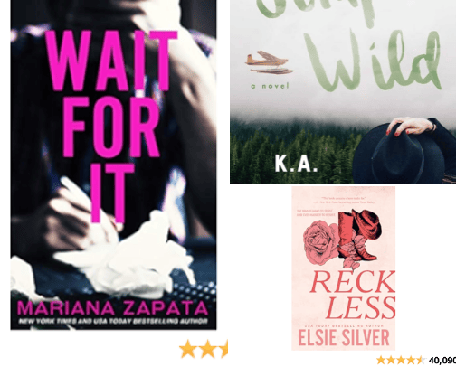 Slow burn Romance Books ❤️‍🔥 cover photo collage