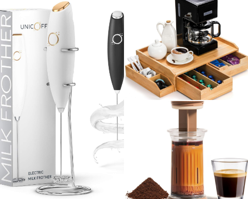 My Coffee & Tea Bar Essentials cover photo collage