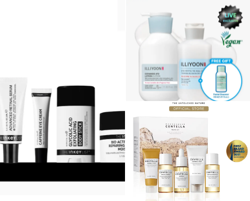 SENSITIVE SKINCARE PRODUCTS: SENSITIVE SKIN, INFLAMMATORY SKIN CONDITIONS, ECZEMA. cover photo collage