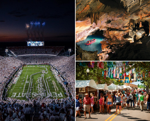 Things to do in Central PA cover photo collage