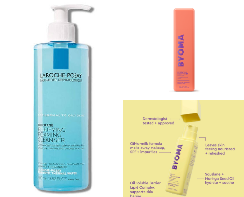 Skincare for oily skin cover photo collage