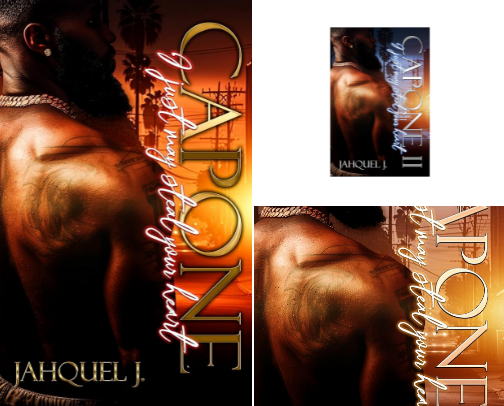Jahquel J. book universe 💍🏍️ cover photo collage