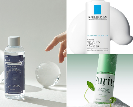 Winter skincare must haves (dry, cold climate 🥶) cover photo collage