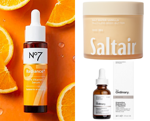 Glow Up After 40: Complete Women’s Beauty & Self-Care Routine Essentials cover photo collage