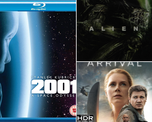 Great Science Fiction Films cover photo collage