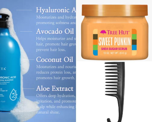Shower must haves cover photo collage
