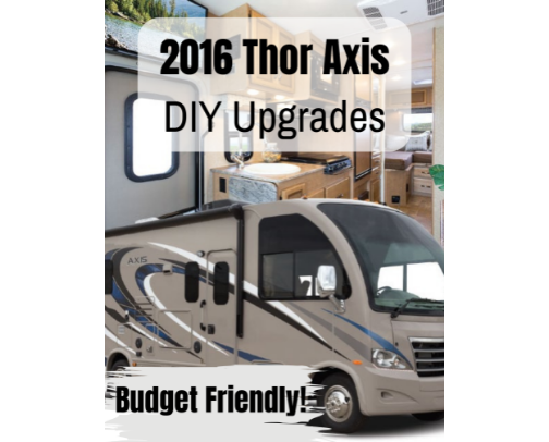 2016 Thor Axis RV Motorhome Makeover! cover photo collage
