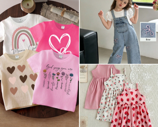 Cute girl clothes 🩷🫶🏼 cover photo collage