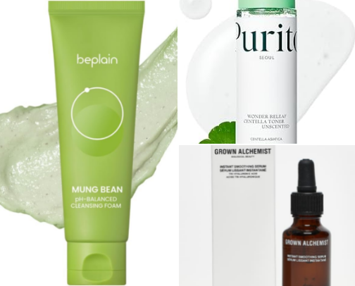 RECENT FAVOURITE SKINCARE cover photo collage