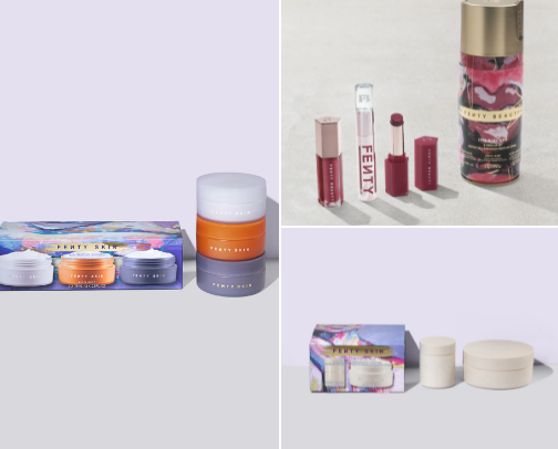 Fenty skincare & makeup😍 cover photo collage