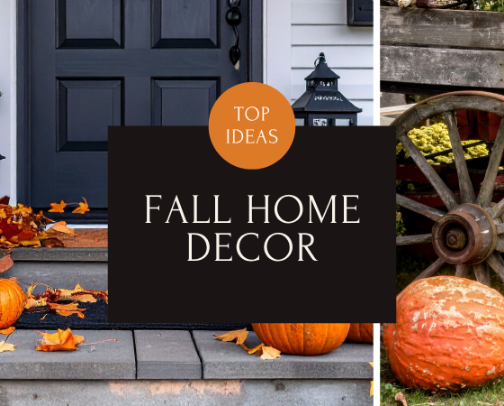 Check out these Fall and Halloween HOME DECOR Items! cover photo collage