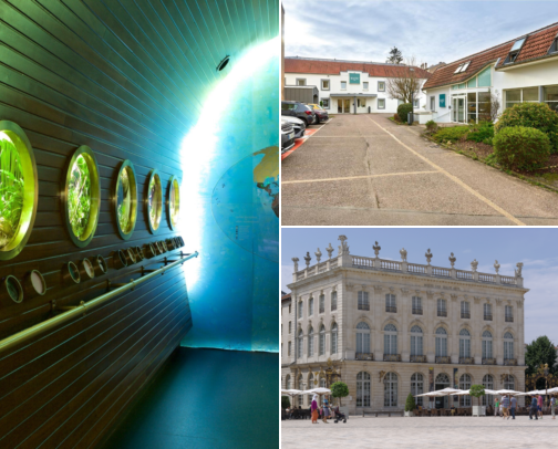 Hotel inspiration for a relaxed getaway, Grand Squares, Art, Easy Walks & Comfortable Stays Nancy, France cover photo collage
