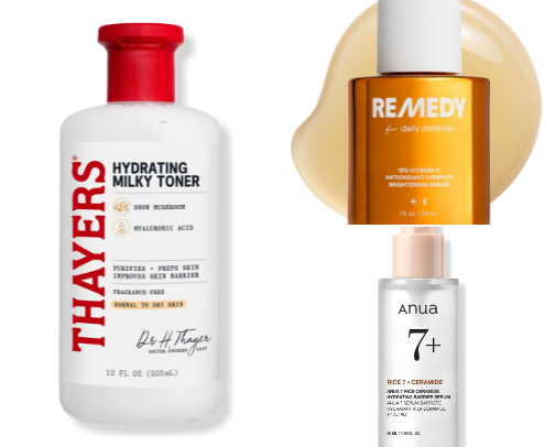 My AM Skincare Routine for Hydrated, Glowy & Calm Skin cover photo collage