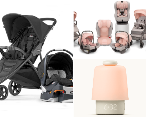 Baby items cover photo collage