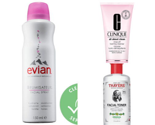 skincare cover photo collage