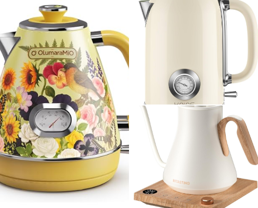 My favorite tea kettles cover photo collage