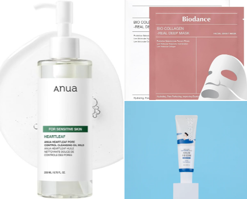 skincare cover photo collage