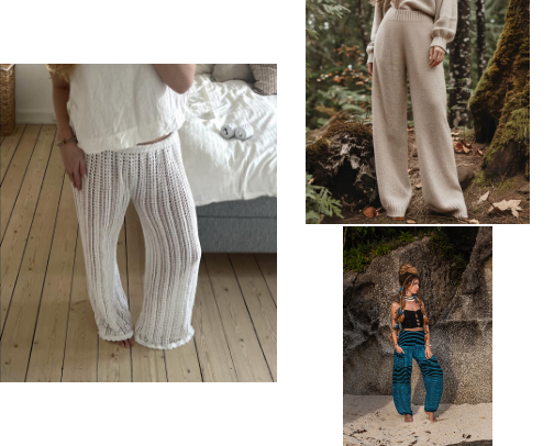 Discover stylish women's jeans and trousers, designed for comfort and fit. cover photo collage