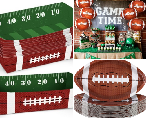 Football Season - party ideas, decor items, and fun add on for kids and adults cover photo collage