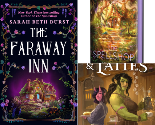 Read Now - The Faraway Inn Cozy Fantasy Companion Reads and Gifts cover photo collage