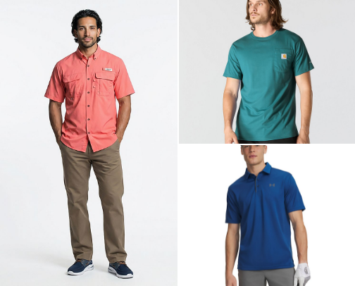 Academy Sports Men’s Shirts cover photo collage